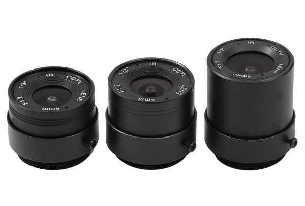 Echtglas CS-mount Objektiv für Überwachungskamera Minikameras Weitwinkel Zoom