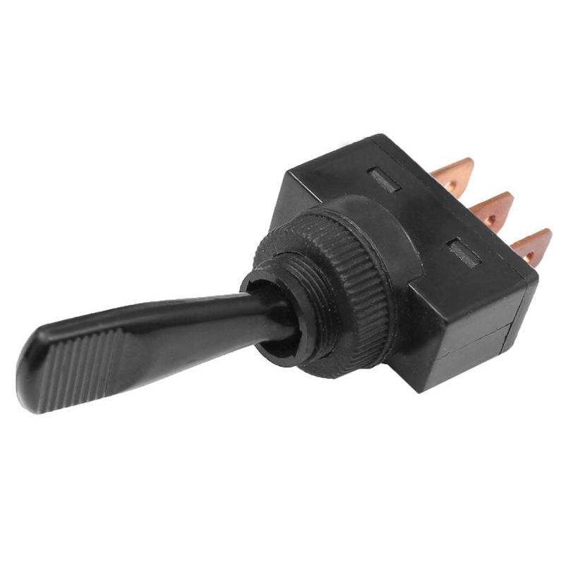 Spritzwassergeschützter Kippschalter 12V Bis 40A – 1xUM Mit Kupferkontakten, Einbaumaß Ø14mm