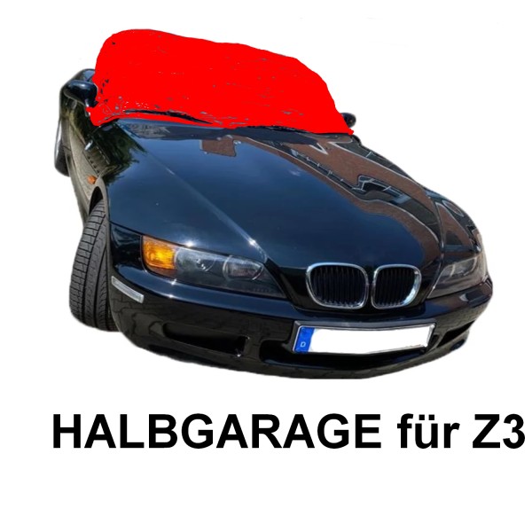 Verdeckschutz passend für BMW Z3 Halbcover Verdeckcover Garage Halbgarage wasserdicht rot